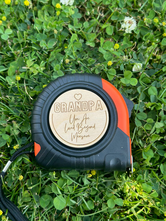 Grandpa-Tape Measure- Gift for Grandpa-Fathers Day