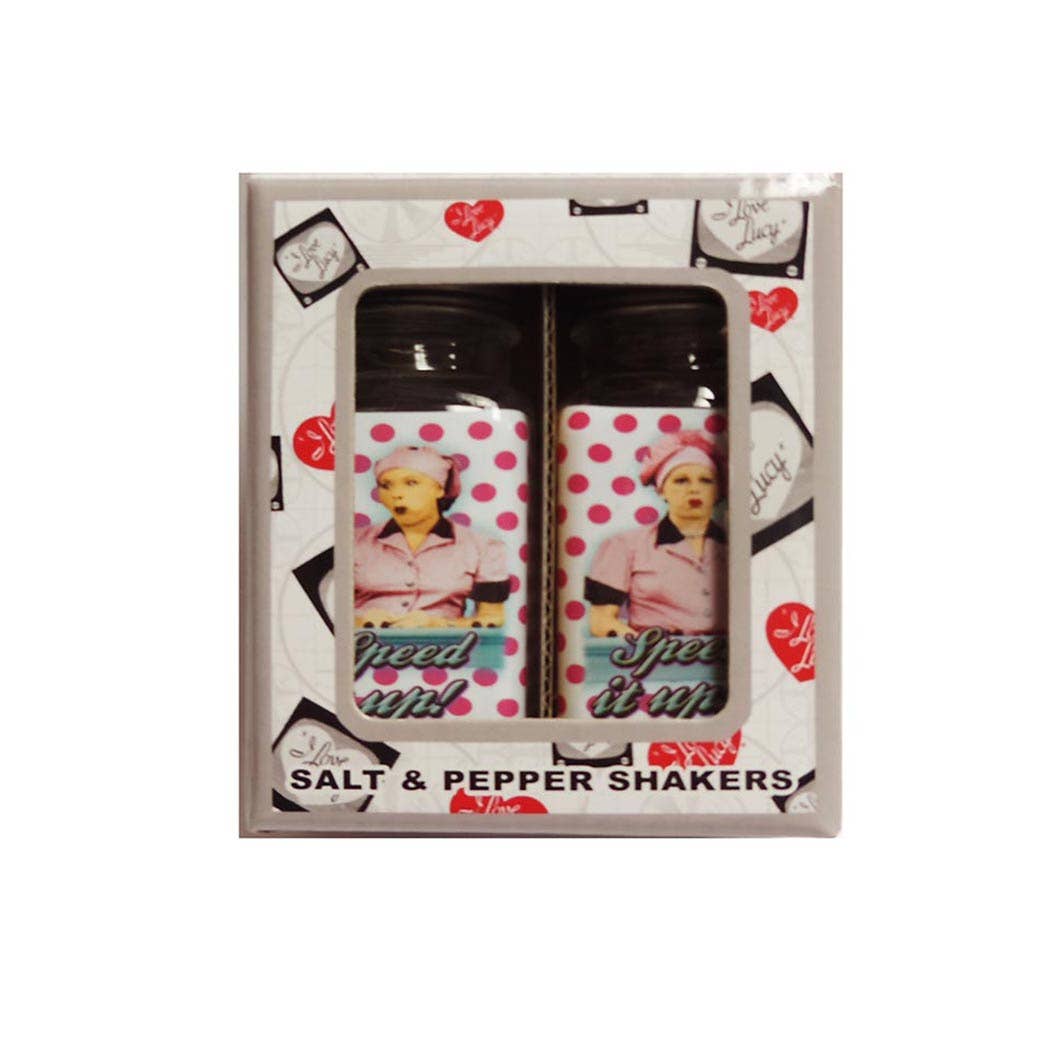 Lucy Salt & Pepper Shaker Set - Chocolate Factory