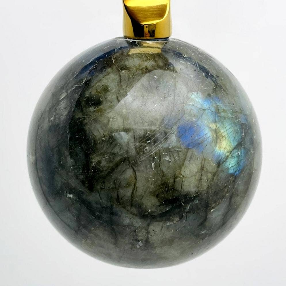 Labradorite Sphere Bottle Opener - (OF3-S52)