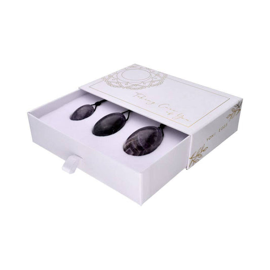 Yoni Amethyst Eggs Pack with Hole