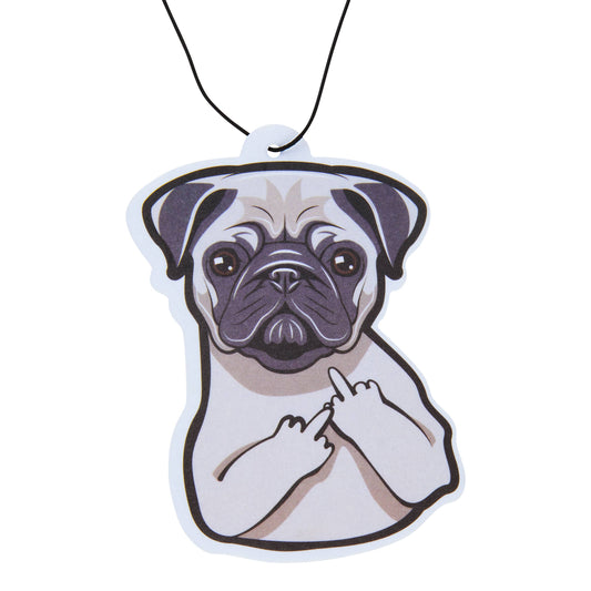 Pug With An Attitude Air Freshener Pack of 12