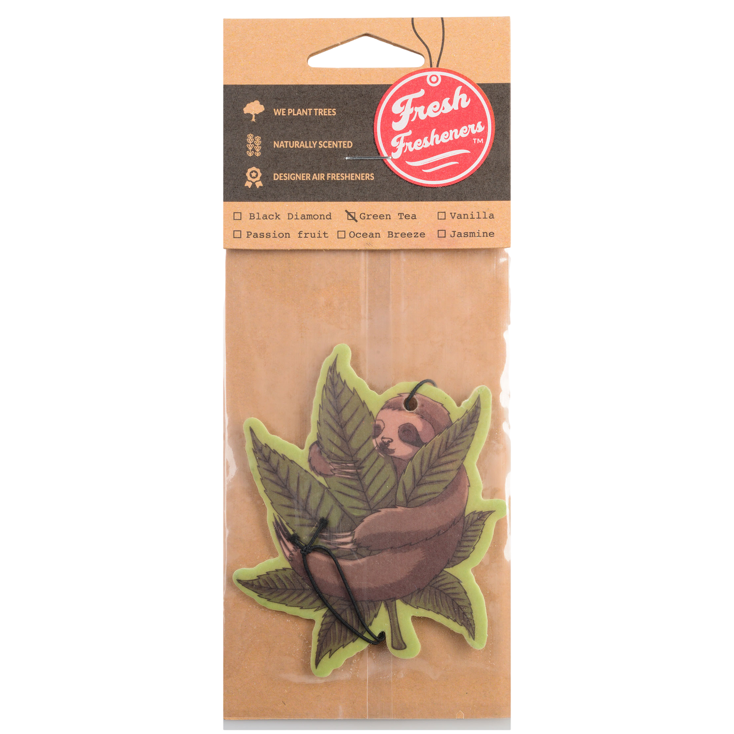 Weed Sloth Air Freshener Pack of 12