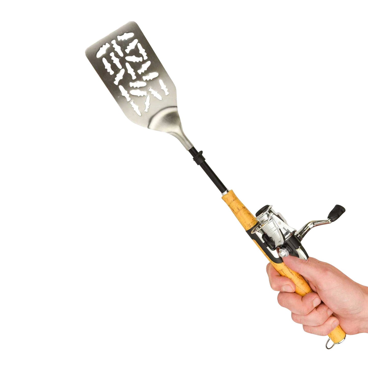 Open Face Fishing Pole BBQ Spatula