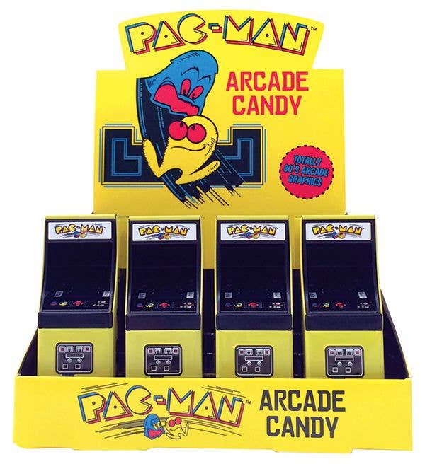 Pac-Man Arcade Candy Tin, Boston America, 12ct