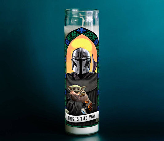 Saint Mandalorian and Grogu