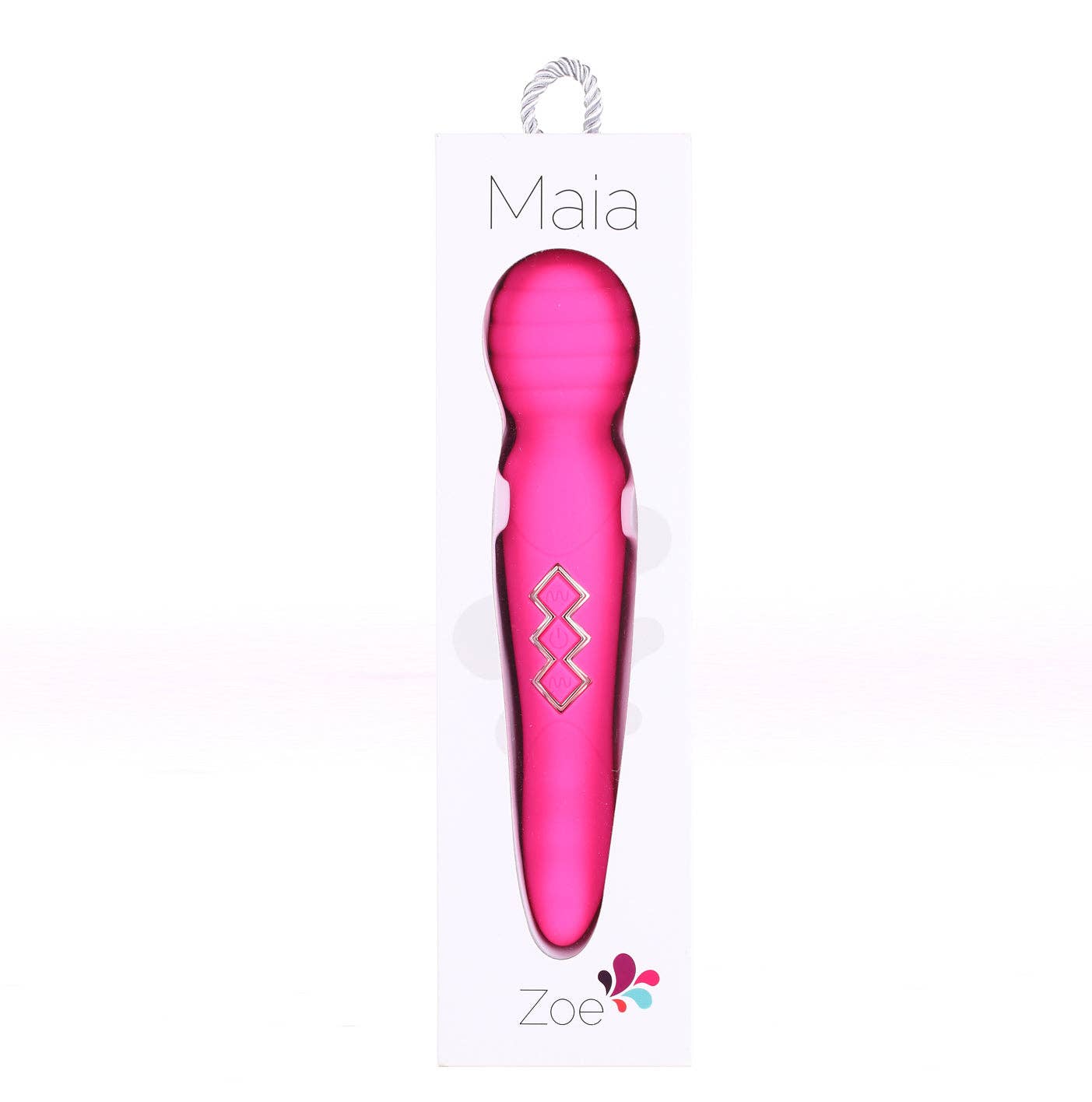 Zoe Twisty Rechargeable Dual Vibrating Pleasure Wand Pink