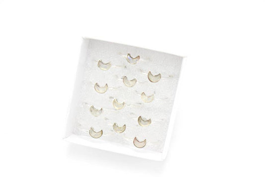 Assorted Shaped Rainbow Moonstone Rings