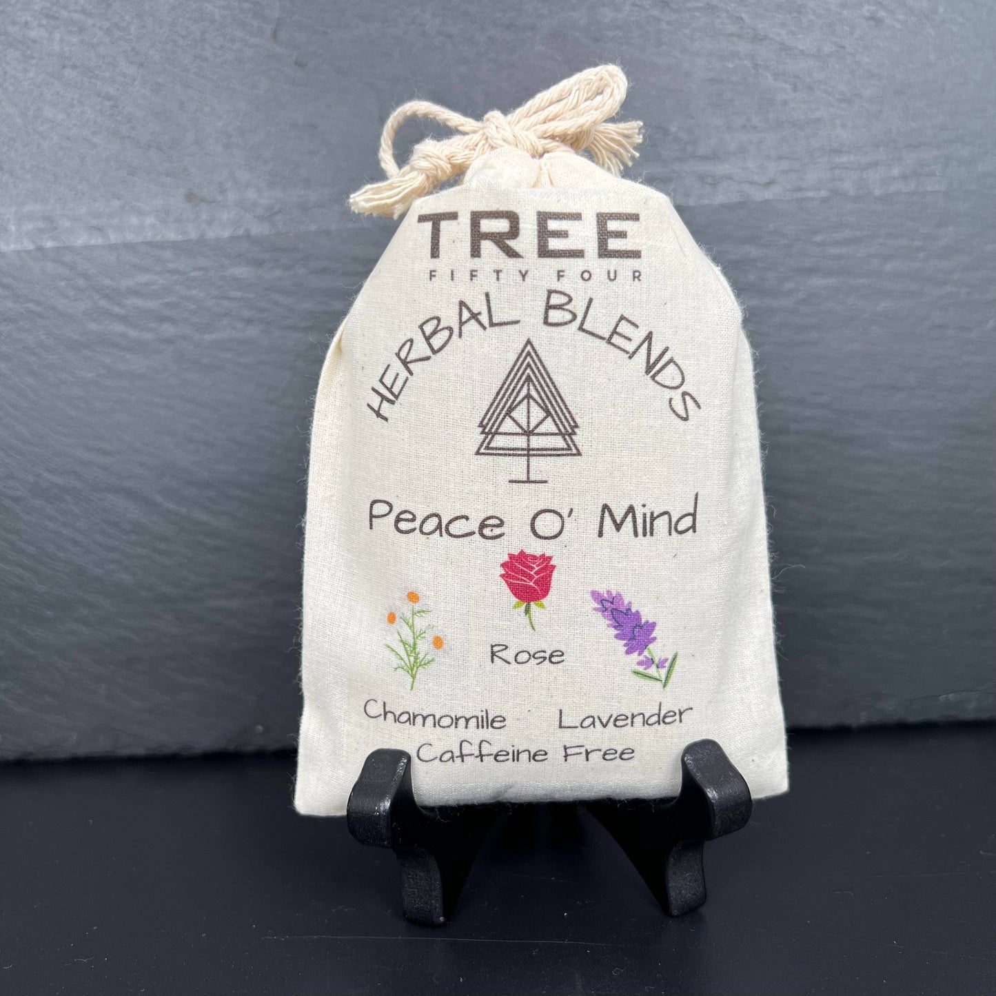 Peace O' Mind Herbal Tea Blend in Drawstring Sachet, Loose