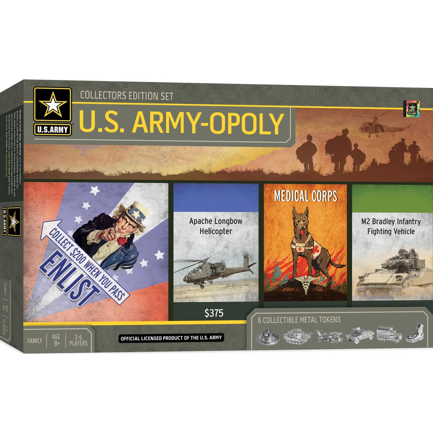 US Army Opoly Board Game