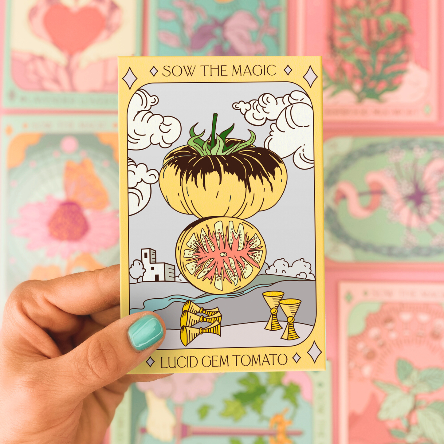 Lucid Gem Tomato Tarot Garden + Gift Seed Packet