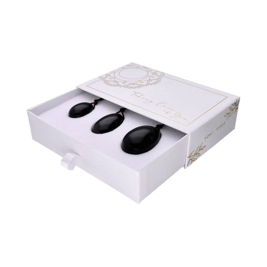 Yoni Obsidian Eggs Pack with Hole