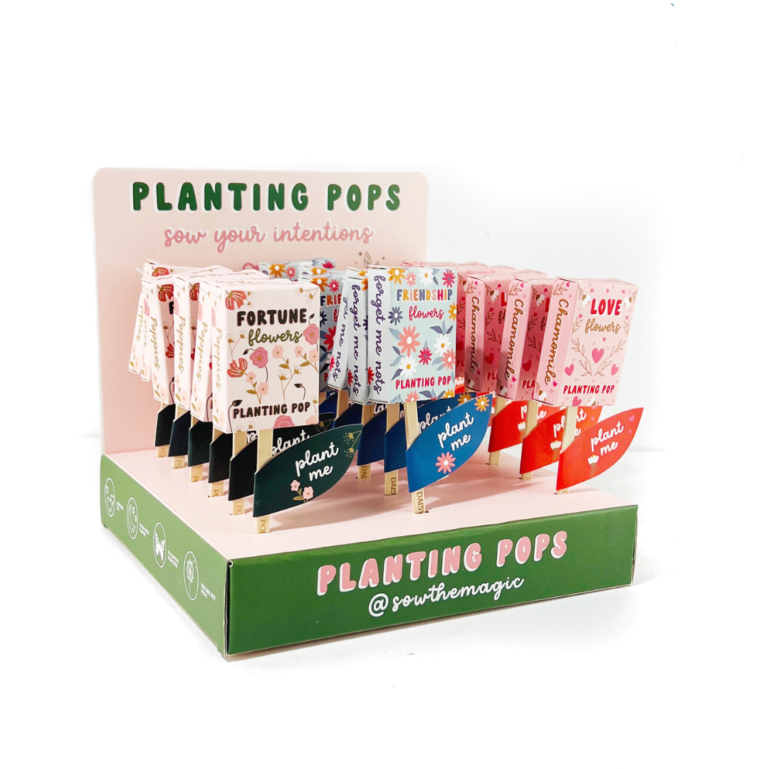 Garden + Gift Seed Planting Pop Collection With Stand