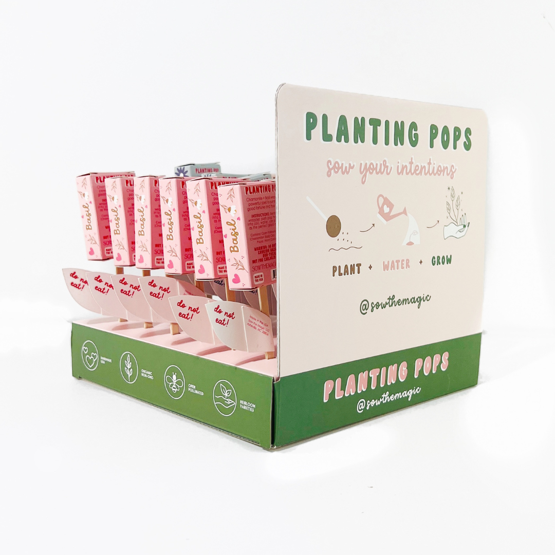 Garden + Gift Seed Planting Pop Collection With Stand