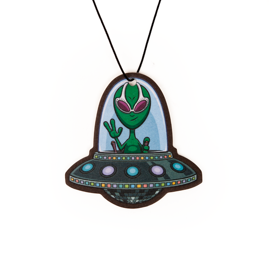 Alien in UFO Air Freshener Pack of 12