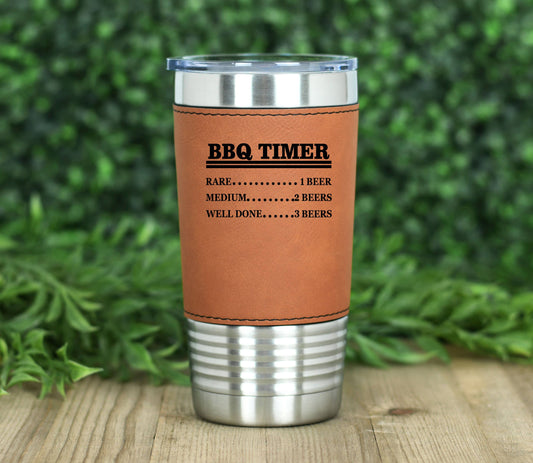 Grill Timer - Leatherette Tumbler