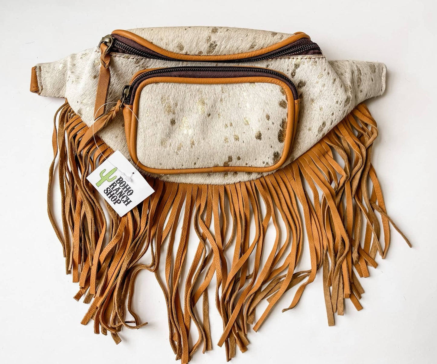 Western Hairon Cowhide Fanny Pack - bum bag