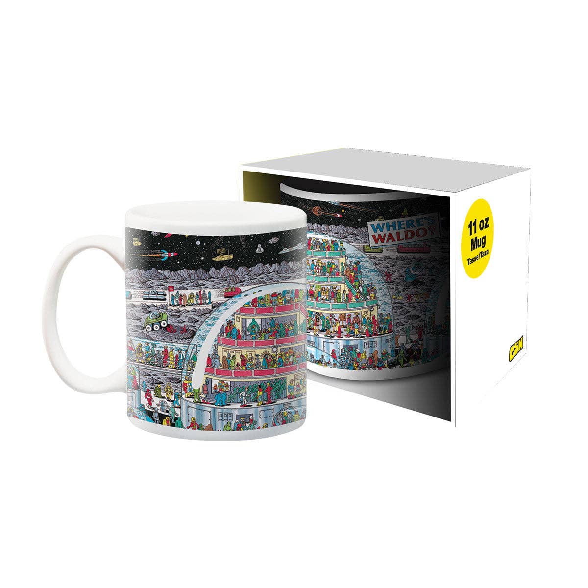 Where's Waldo? - Space Boxed Mug (11oz)