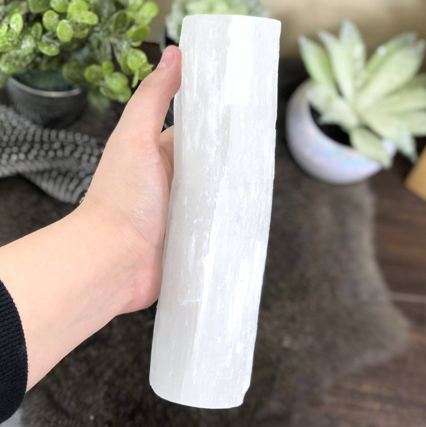 Selenite Candle Holder - 3 Votives