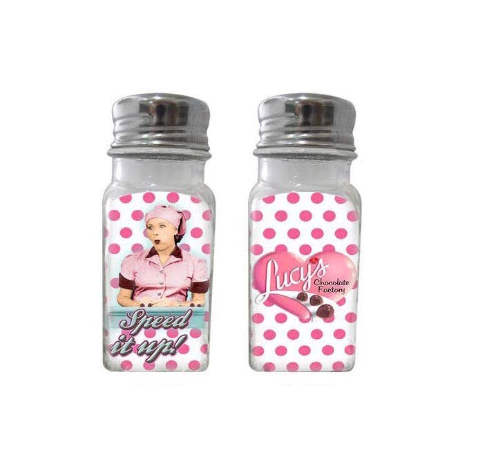 Lucy Salt & Pepper Shaker Set - Chocolate Factory