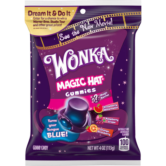 Wonka Magic Hat Gummies, 4oz, 12ct Case