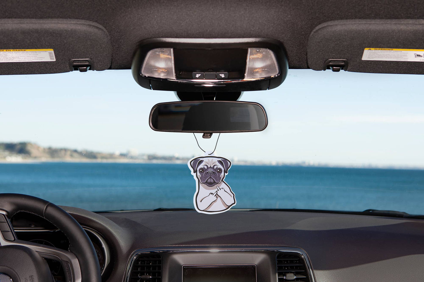 Pug With An Attitude Air Freshener Pack of 12