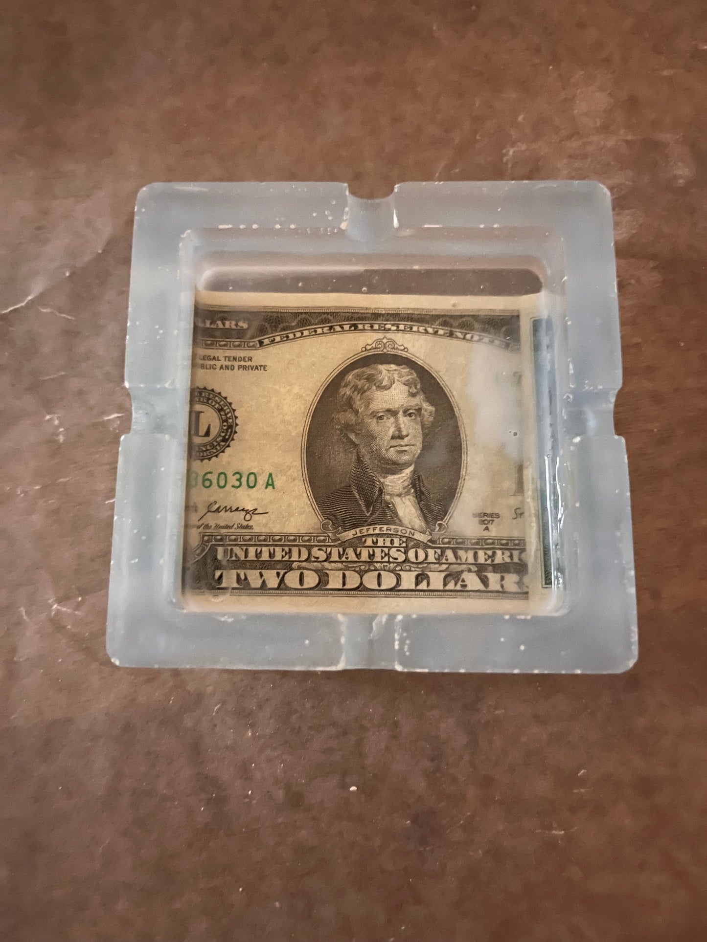 Lucky bill ashtray