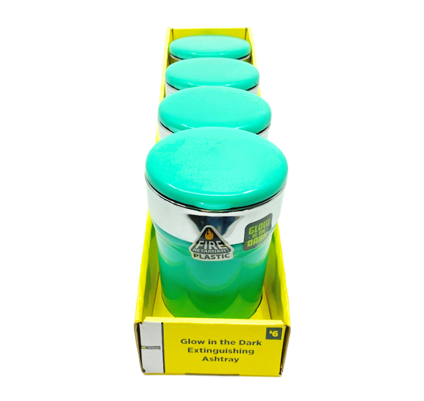 SMOKEZILLA GLOW-IN-THE-DARK BUTT BUCKET 4 PIECES PER DISPLAY