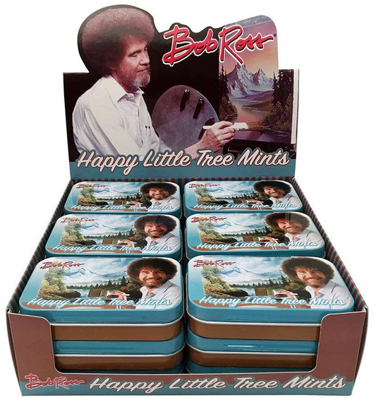 Bob Ross Happy Little Tree Mints 18ct Candy Tin