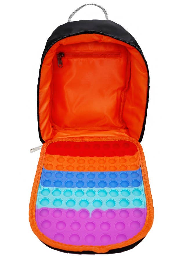 Two-Way Zippered Nylon Backpack