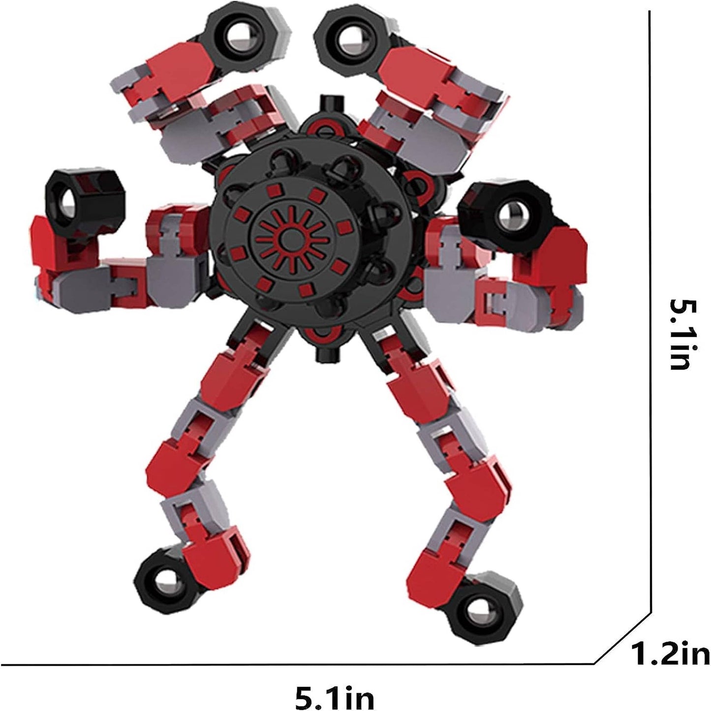 Transformable Robot Fidget Spinner Toy