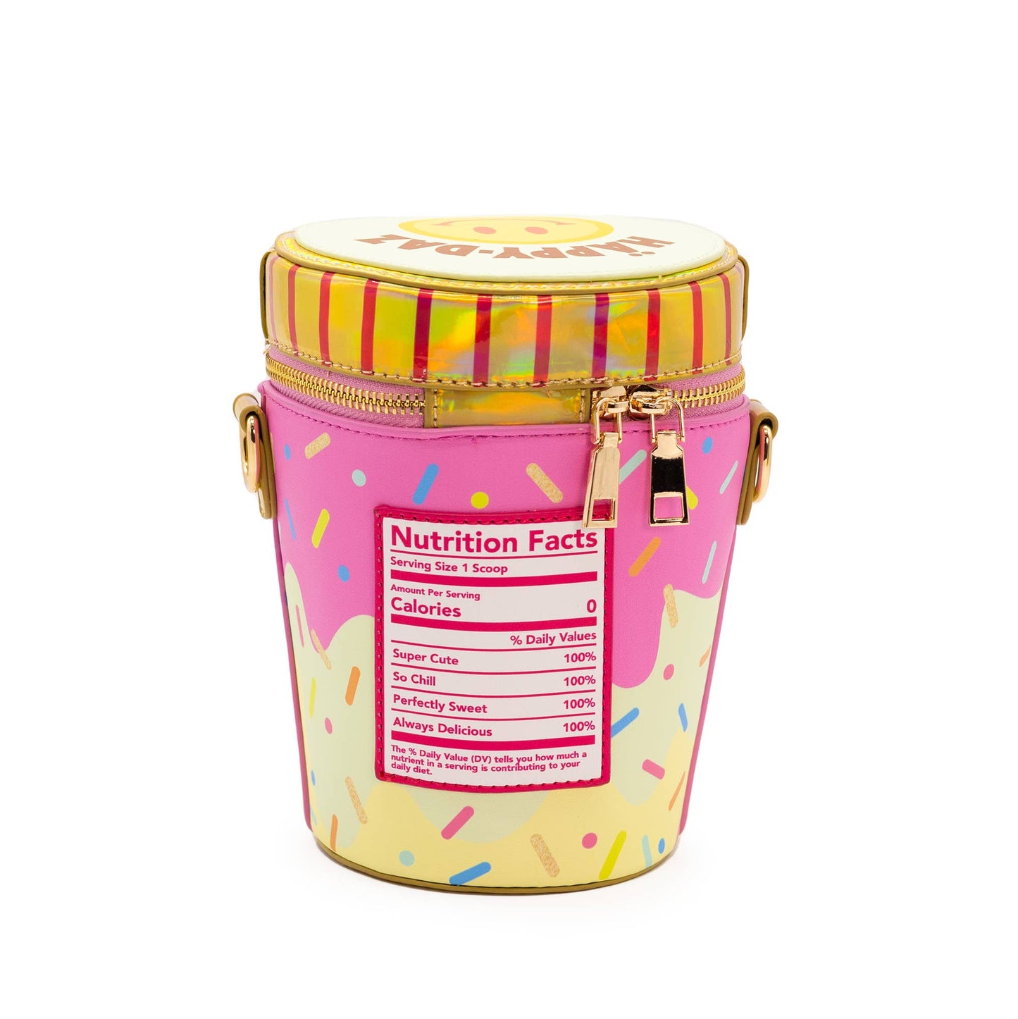 Happy Daz Ice Cream Tub Handbag - Strawberry 🍓