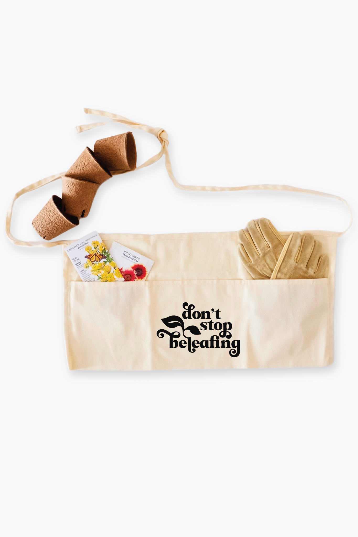 Don't Stop Beleafing Garden Apron | Summer 2024 | Gardener Gift