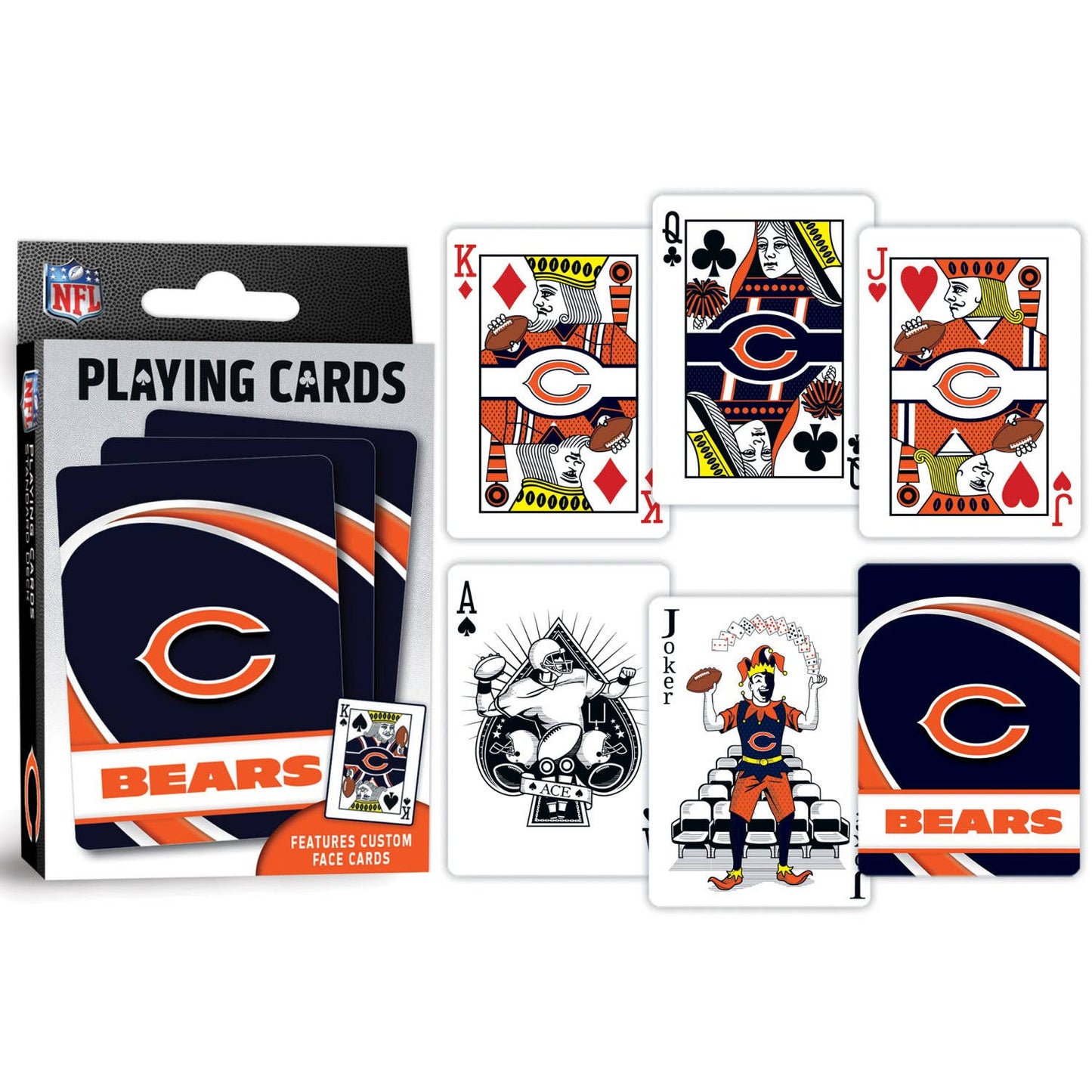 Chicago Bears Playing Cards