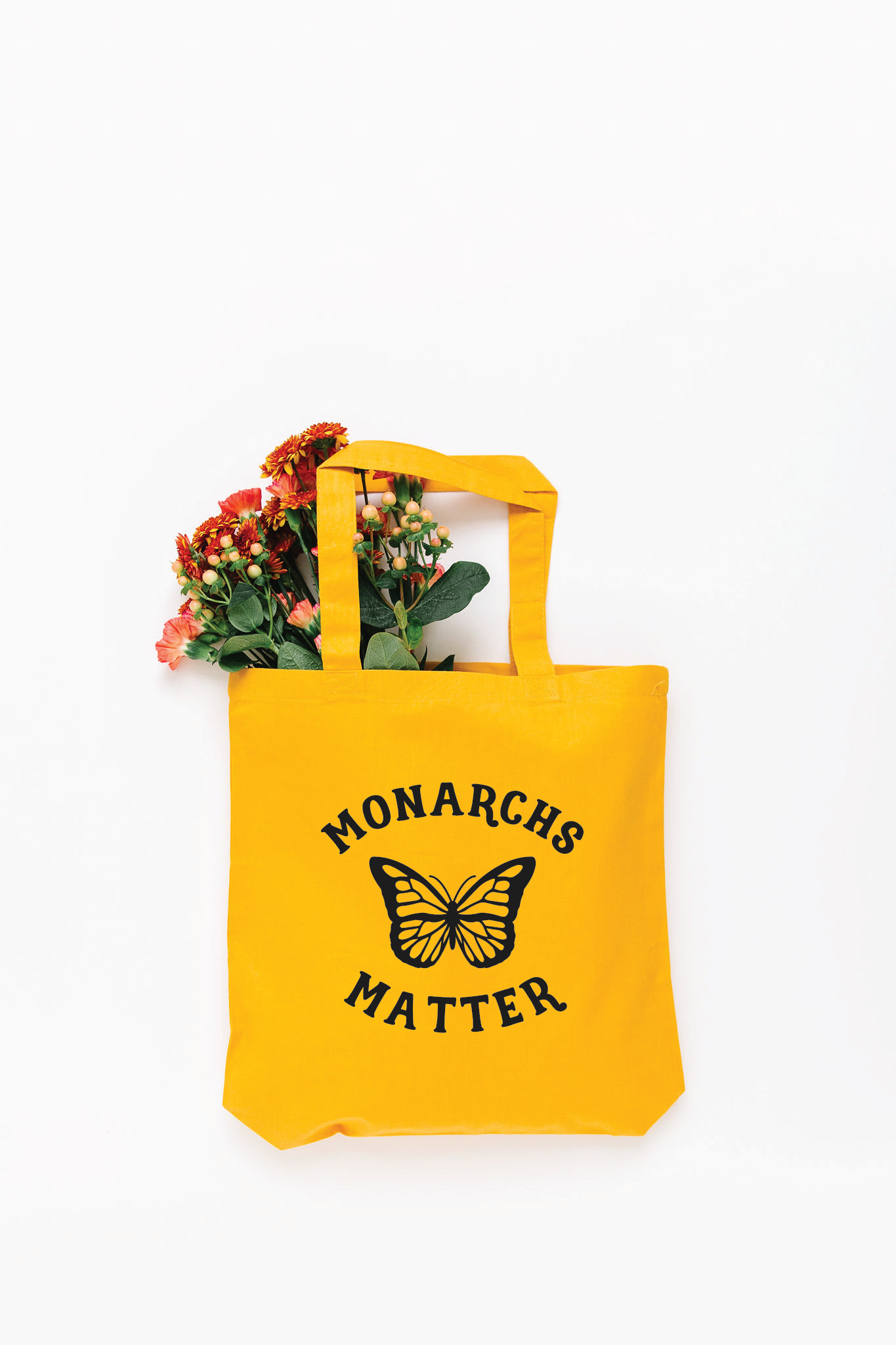 Monarchs Matter Butterfly Eco Friendly Canvas Tote Bag | Summer Gift | Reusable Bag