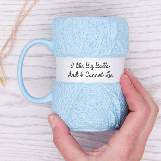 I Like Big Balls Knitting Mug - Knitting Gifts For Women