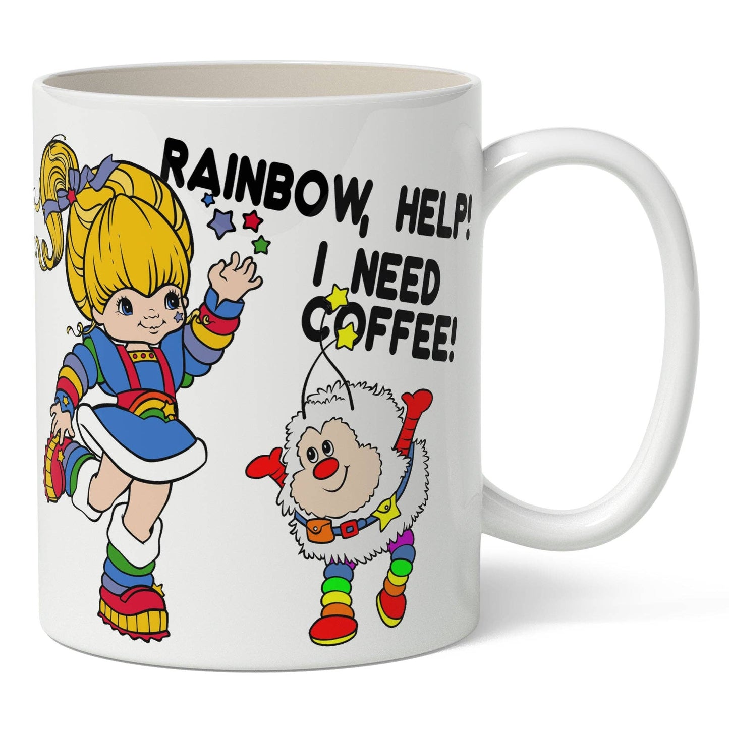 Rainbow Brite "I Need Coffee" Mug