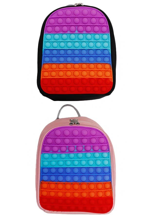 Two-Way Zippered Nylon Backpack