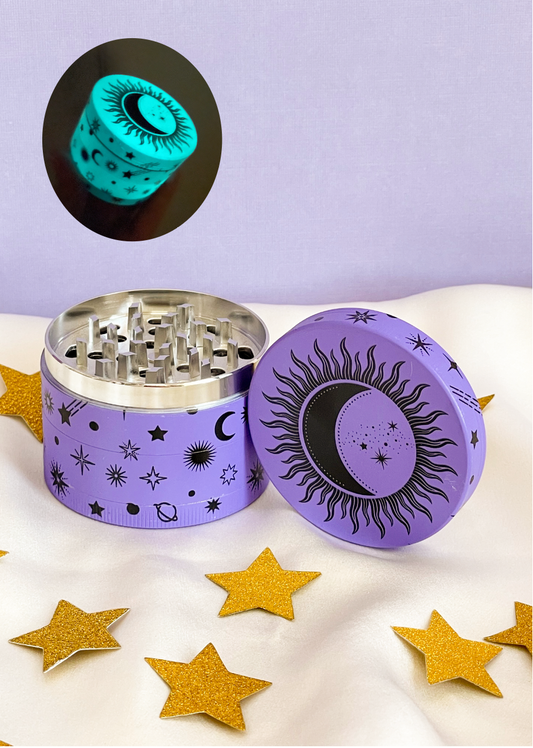 CELESTIAL GRINDER PURPLE (glow in the dark)