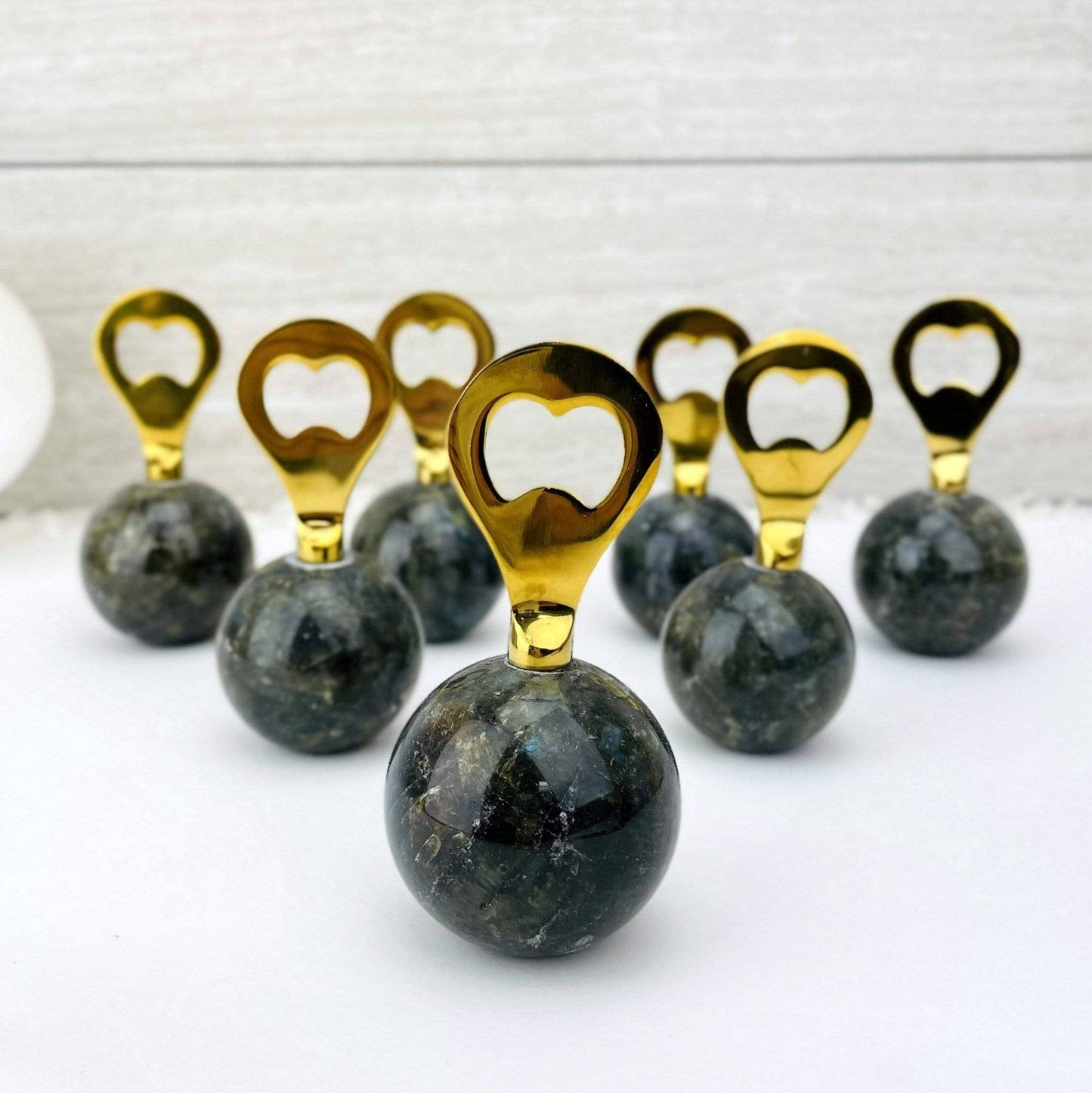 Labradorite Sphere Bottle Opener - (OF3-S52)