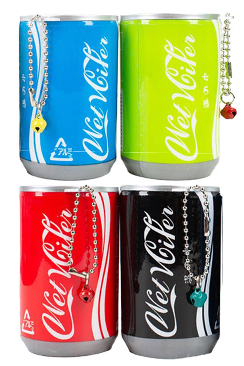 Soda Pop Can Mini Wet Wipes Keychain