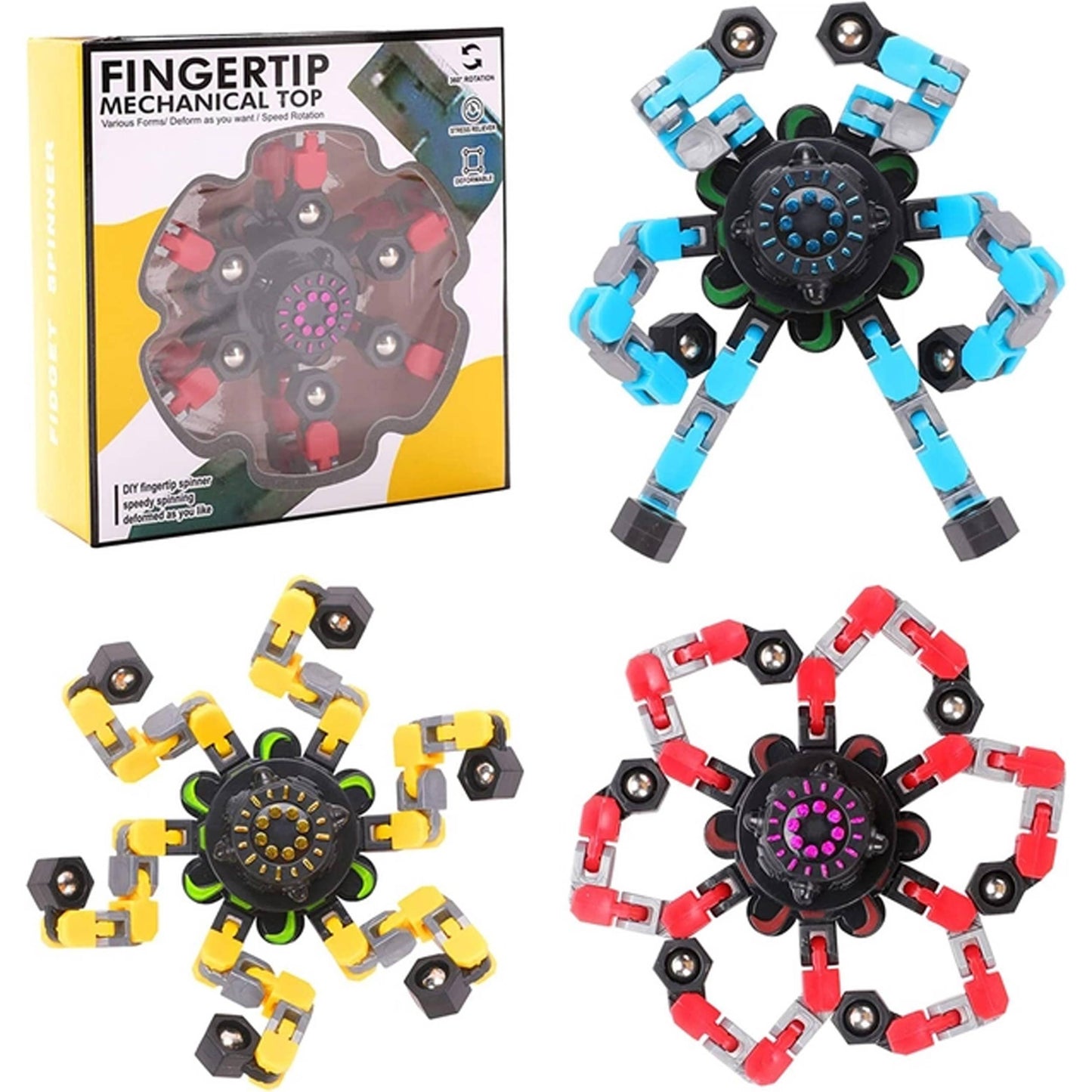 Transformable Robot Fidget Spinner Toy