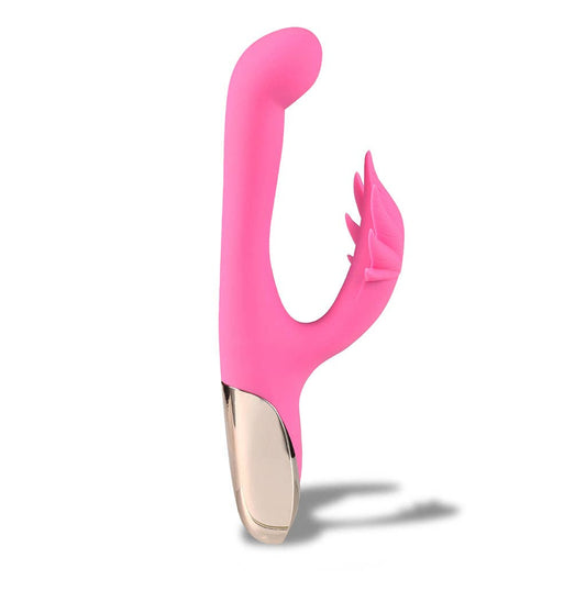 Maui Dula Motors 15-Function Hemp Leaf Vibrator Pink