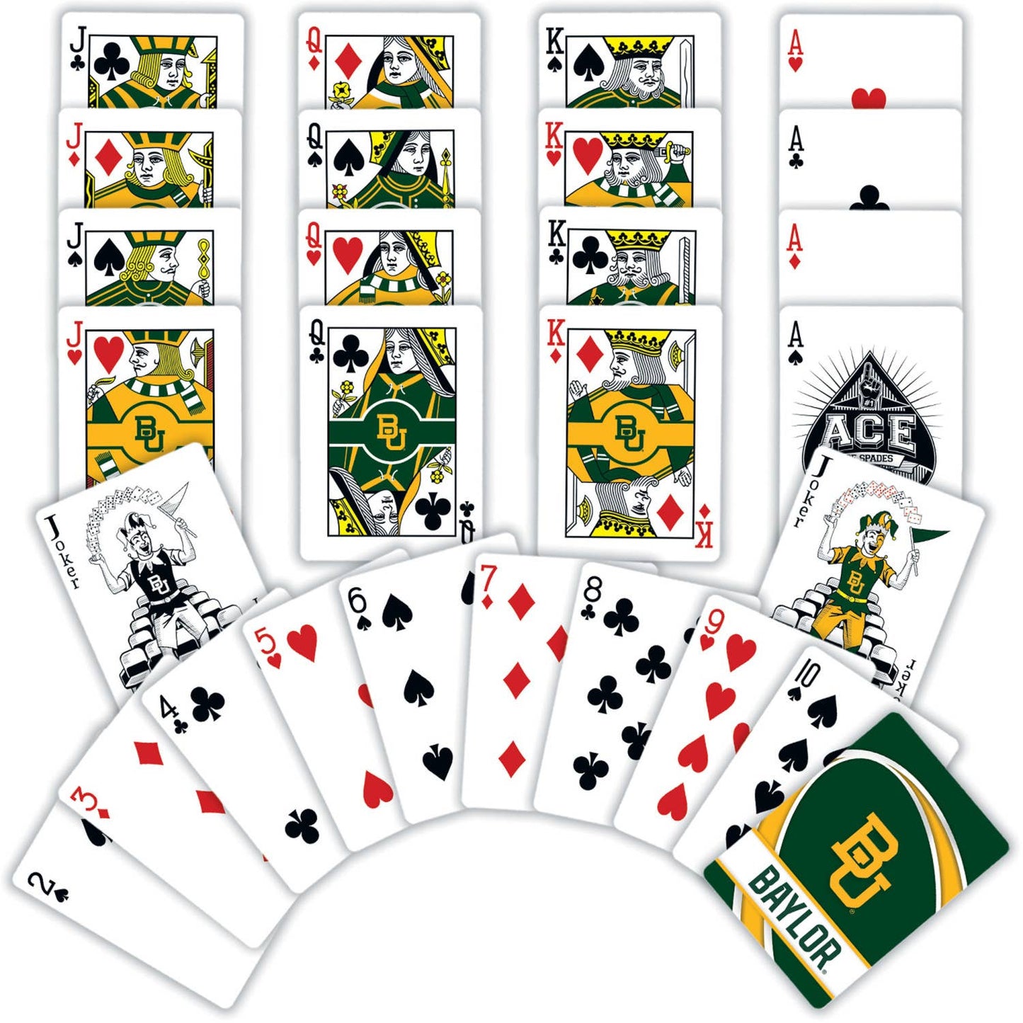 Baylor Bears Playing Cards