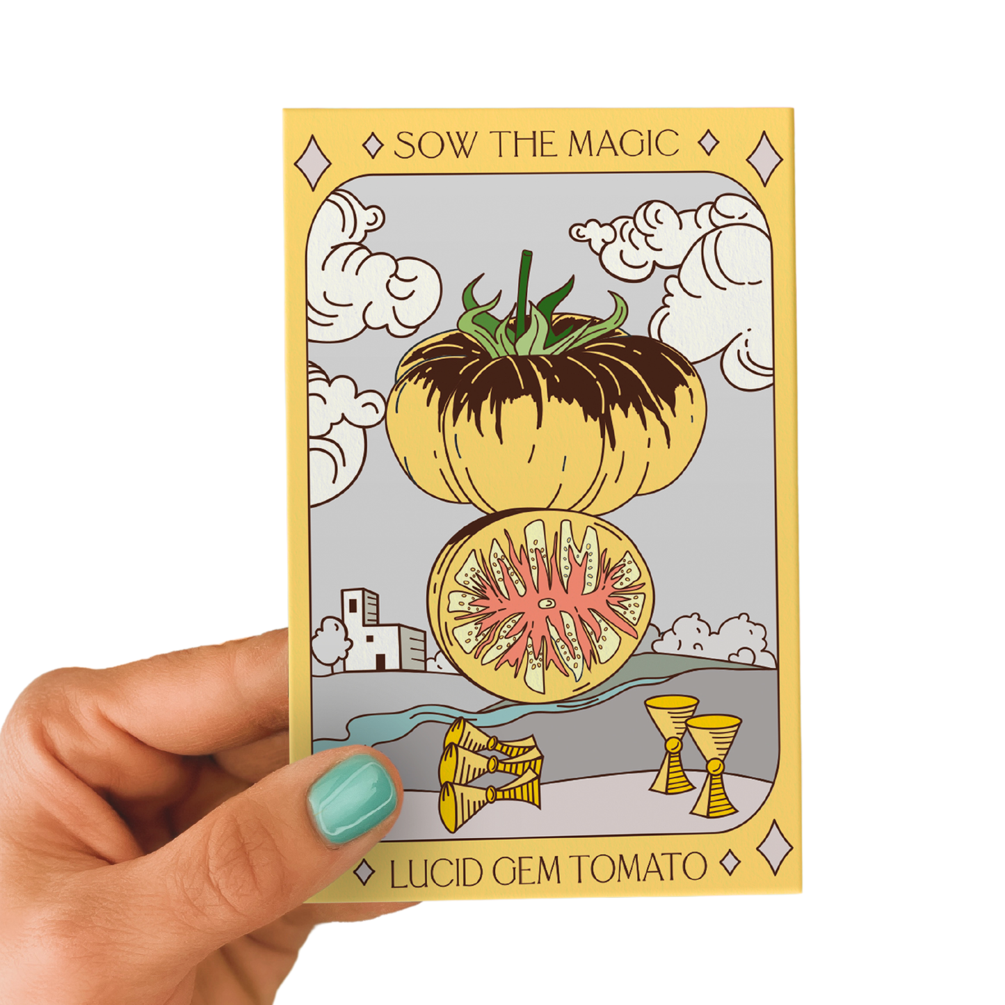 Lucid Gem Tomato Tarot Garden + Gift Seed Packet