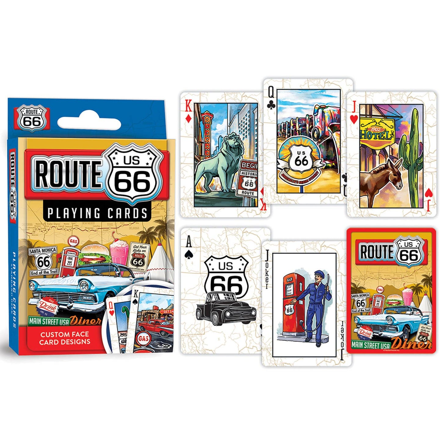 Route 66 Playing Cards