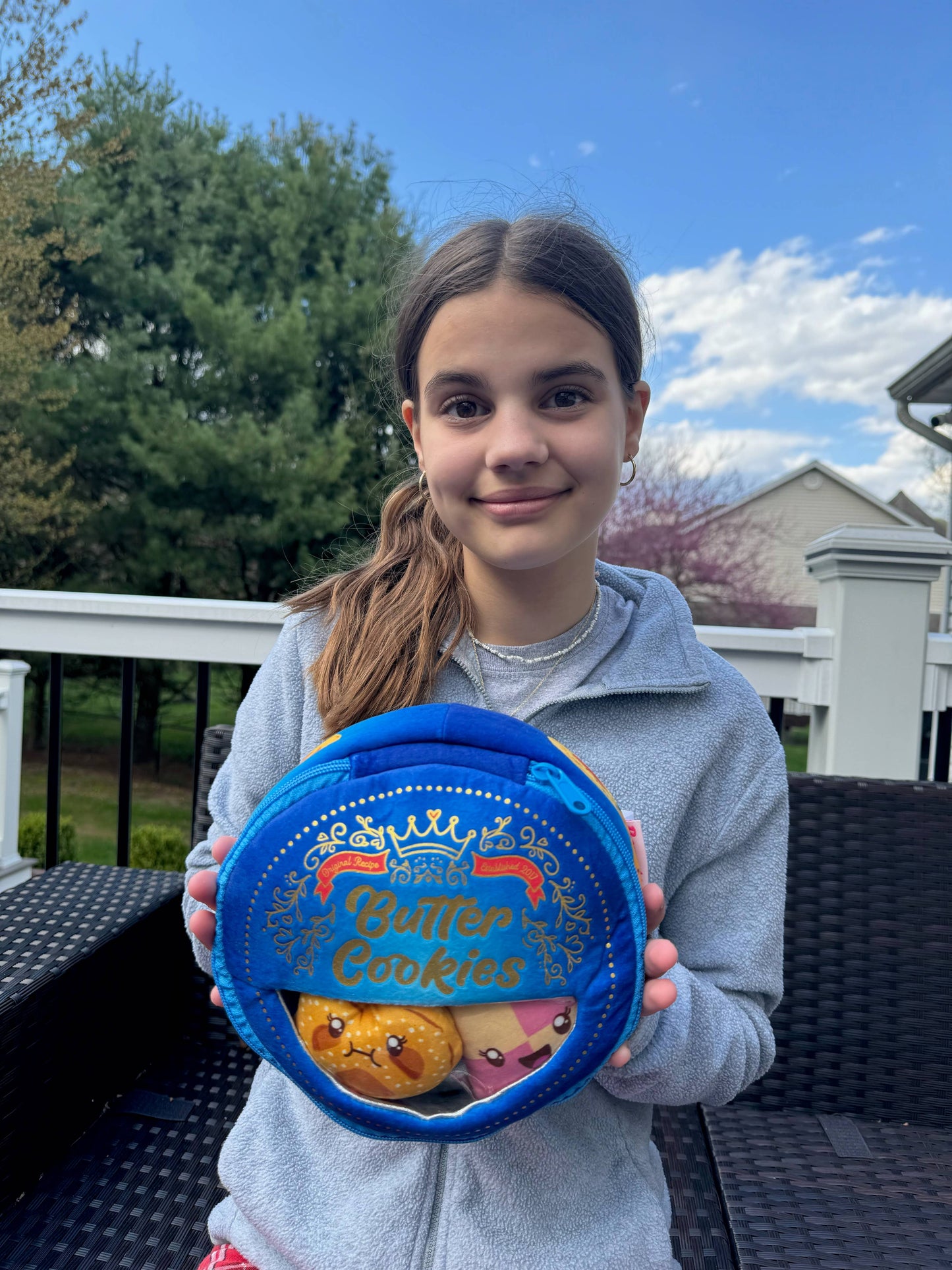 Mini Plushie - Butter Cookie Tin